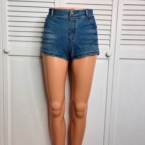 CLEAR ROCK Light Blue Jean Shorts Size Large